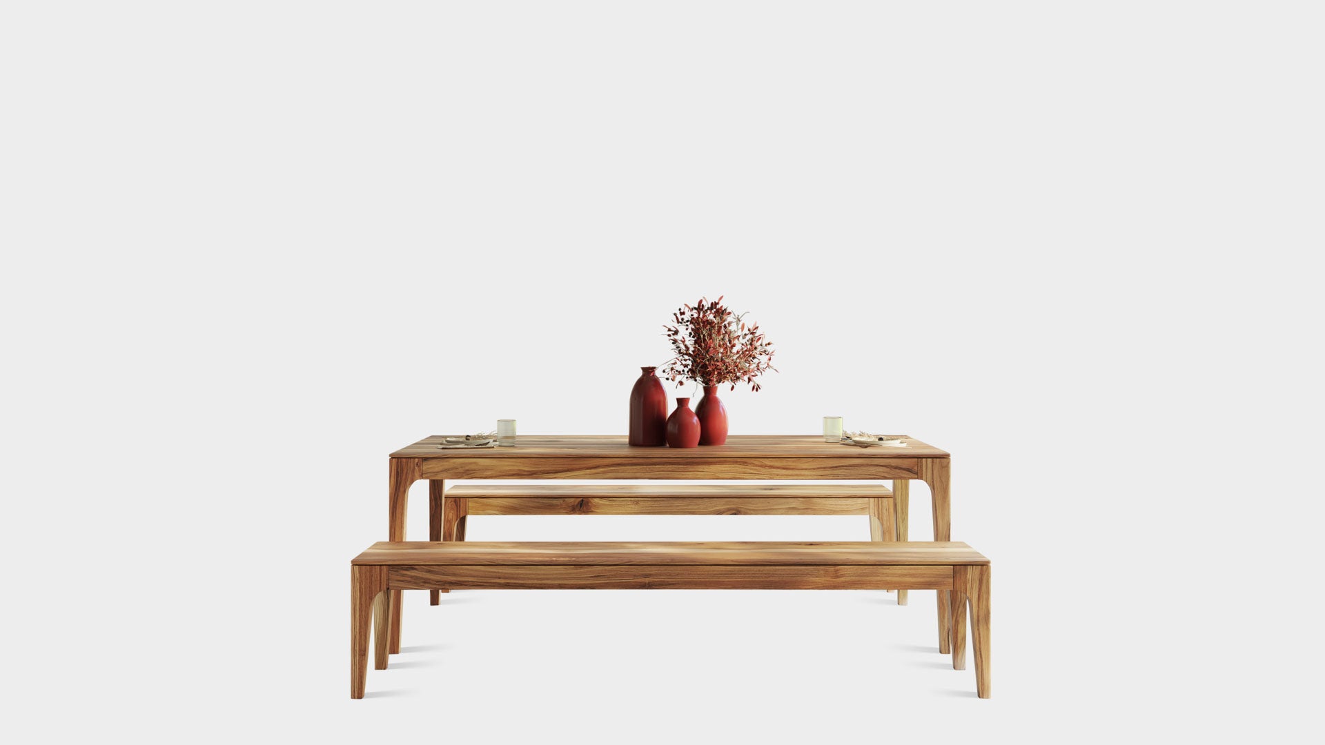 CAROLINA | Walnut Table | 200 x 90 x 2 cm | B35 Stock
