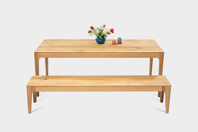 CAROLINA | Oak Dining Bench image 13
