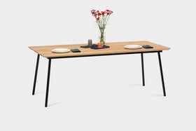 MARTA | Tisch aus Eiche | 220 x 100 x 3 cm | B34 Lagerbestand image 2