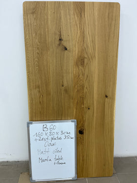 MARTA | Ausziehbarer Tisch aus Eiche | 160 - 230 x 80 x 3 cm | B60 Lagerbestand image 4