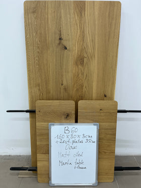 MARTA | Ausziehbarer Tisch aus Eiche | 160 - 230 x 80 x 3 cm | B60 Lagerbestand image 6