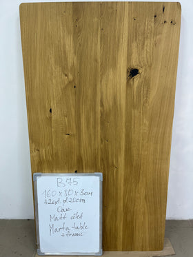 MARTA | Ausziehbarer Tisch aus Eiche | 160 - 200 x 80 x 3 cm | B75 Lagerbestand image 4