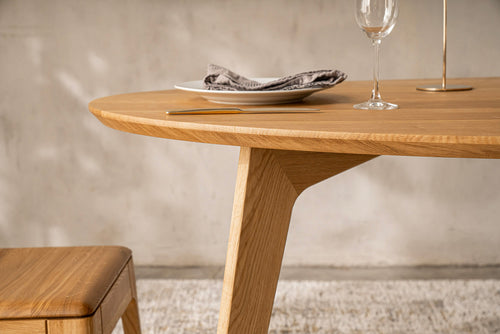 AMBER S Oval | Oak Dining Table image 4