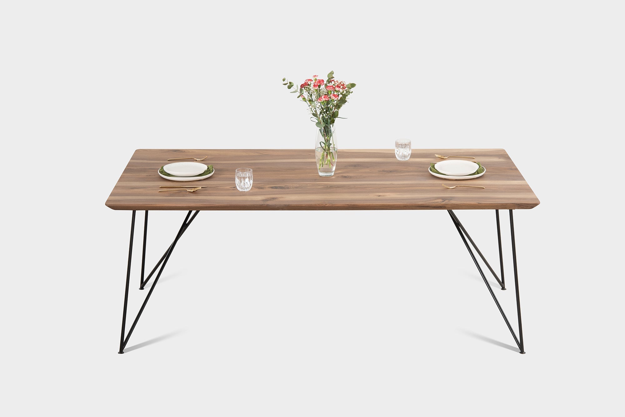 Tischplatte | Nussbaum | 180 x 80 x 3 cm | B25 Lagerbestand