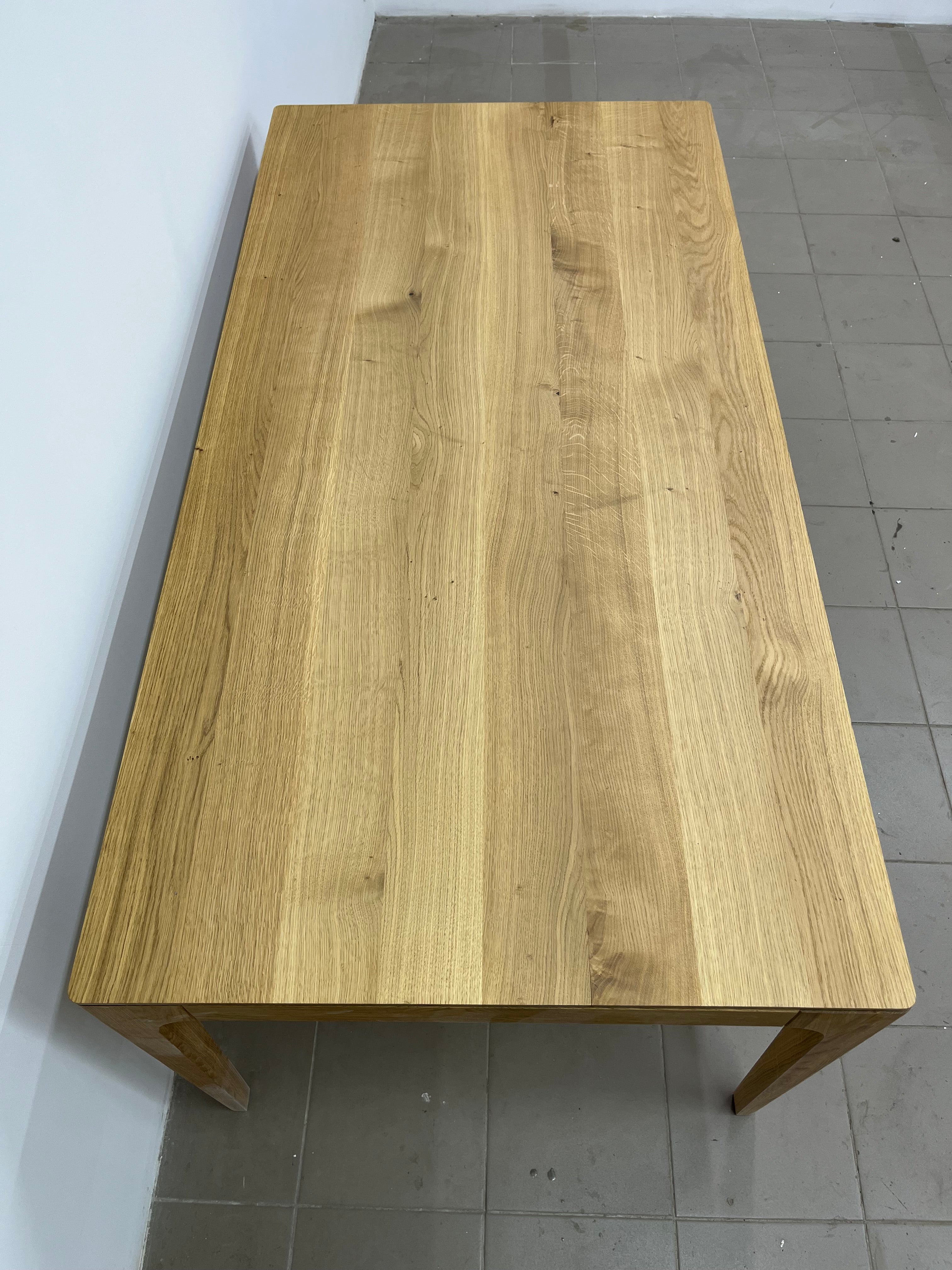 CAROLINA | Tisch aus Eiche | 180 x 90 x 2 cm | B39 Lagerbestand