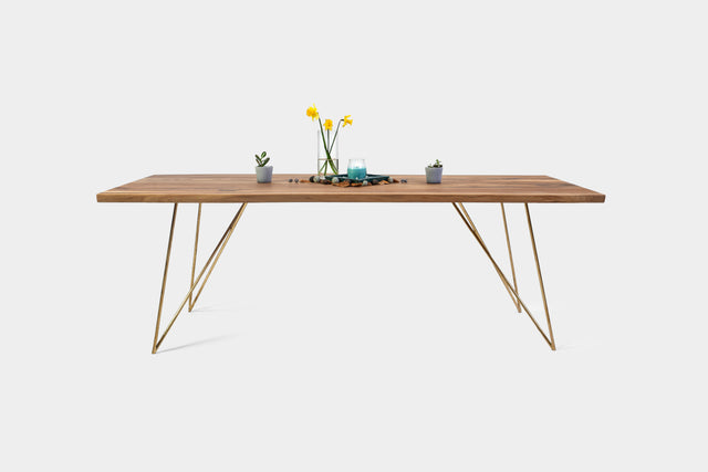 EMILIE TABLE | 250 x 100 x 4 cm | Tischplatte Nussbaumholz | Lagerverkauf N66