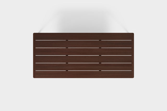 FRANKIE | Outdoor Ausziehbarer Esstisch aus geräucherter Esche image 4