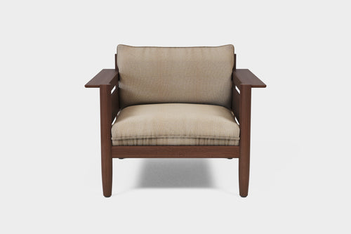 LULU | Outdoor Loungesessel aus Geräucherte Esche image 1