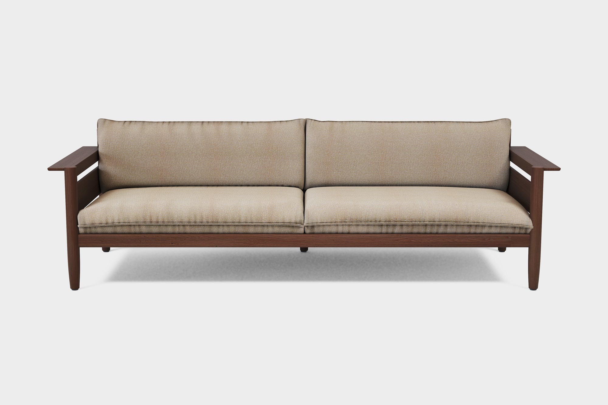 LULU | Outdoor Sofa aus Geräucherte Esche