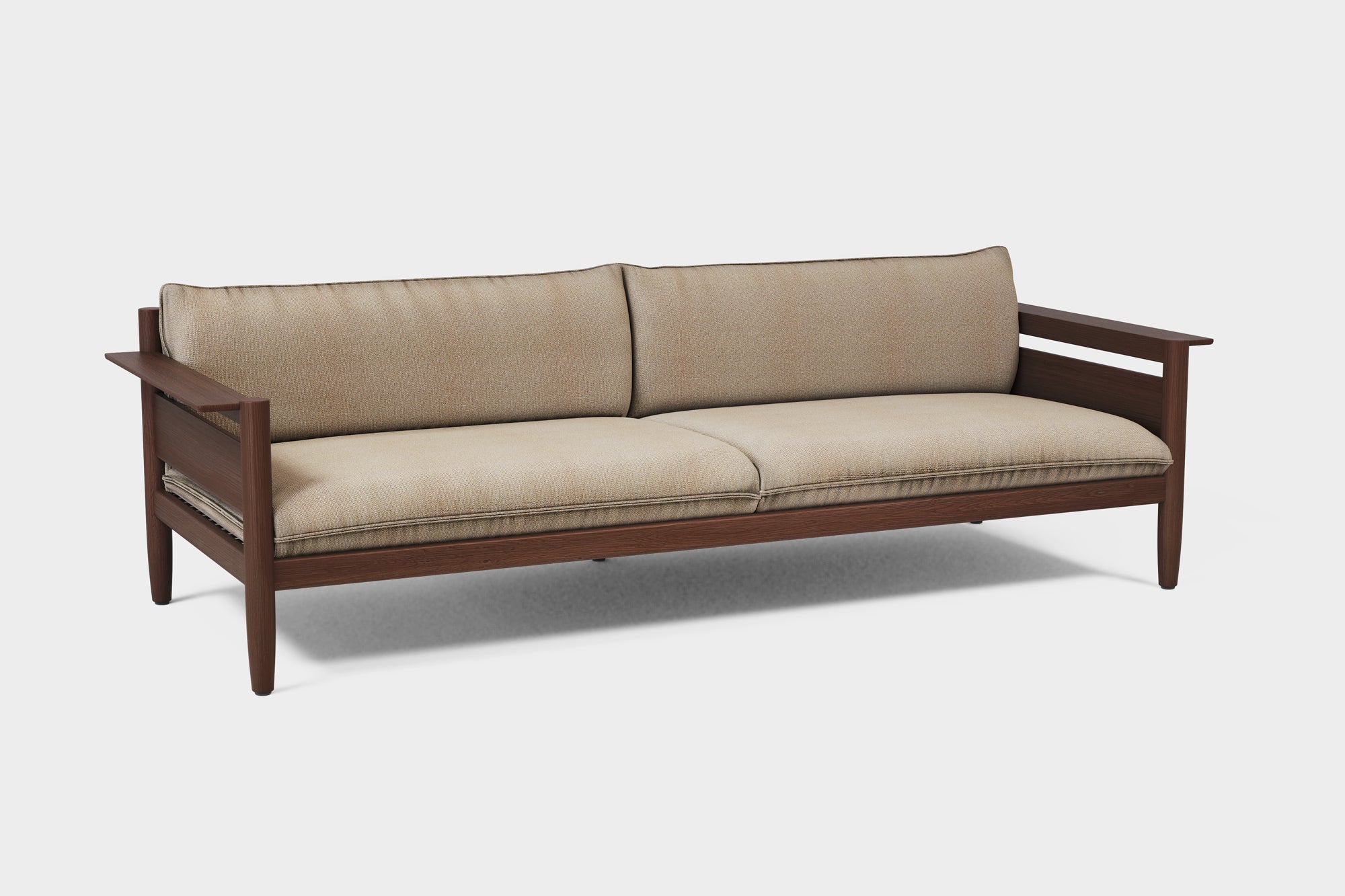 LULU | Outdoor Sofa aus Geräucherte Esche