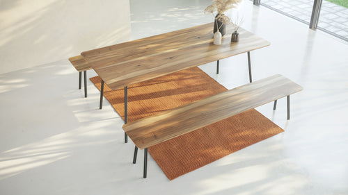 MARTA | Walnut Dining Bench image 4