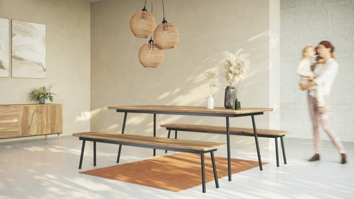 MARTA | Walnut Dining Bench image 5