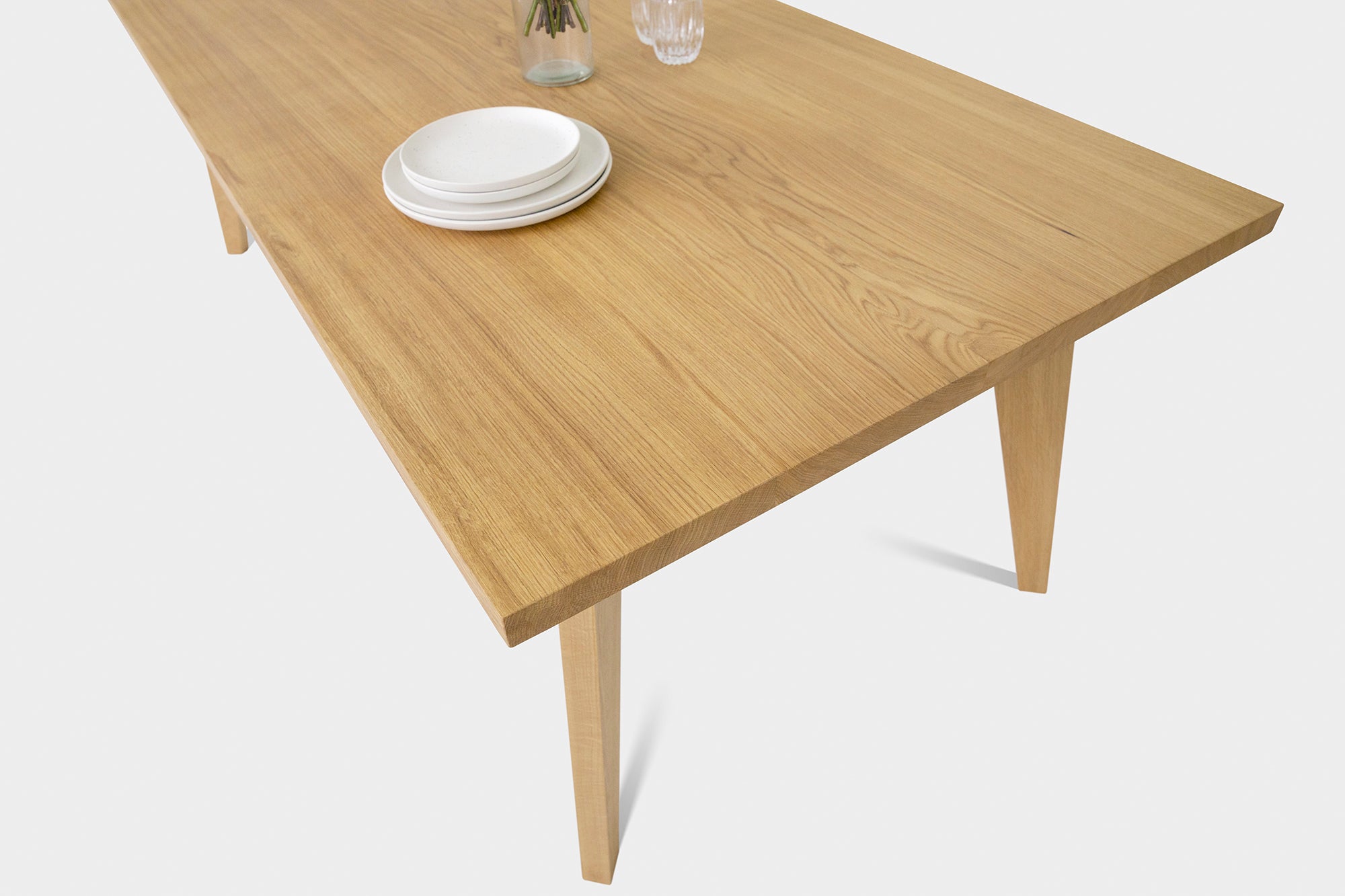 Handmade Table And Extendable Dining Table In Oak Or Walnut | AMBER Table-Hardman Design